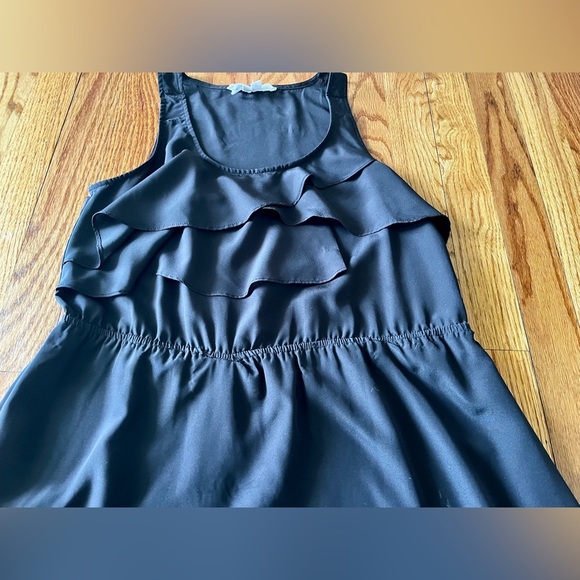 BCBGeneration Black Dress - XS - tank, above the knee, with ruffles - Picture 4 of 10